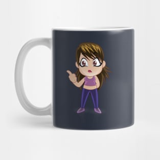 beautiful girls - cartoon character for young girls (choose your twin) Mug